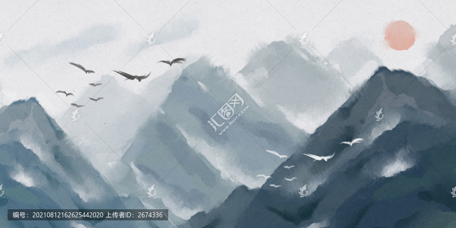 水墨山水畫