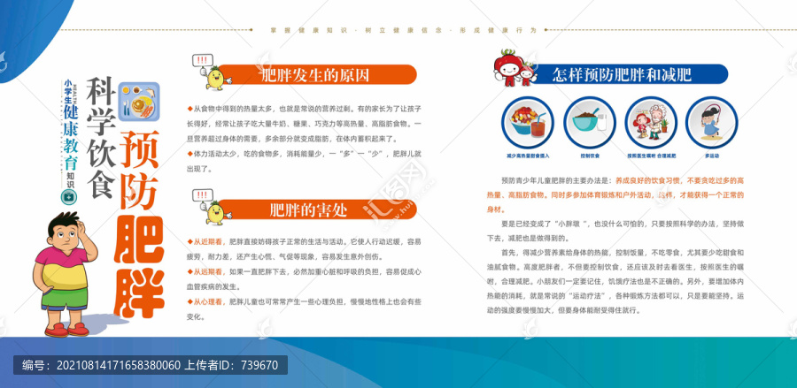 學生健康教育知識之預防肥胖