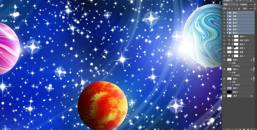 宇宙星空圖