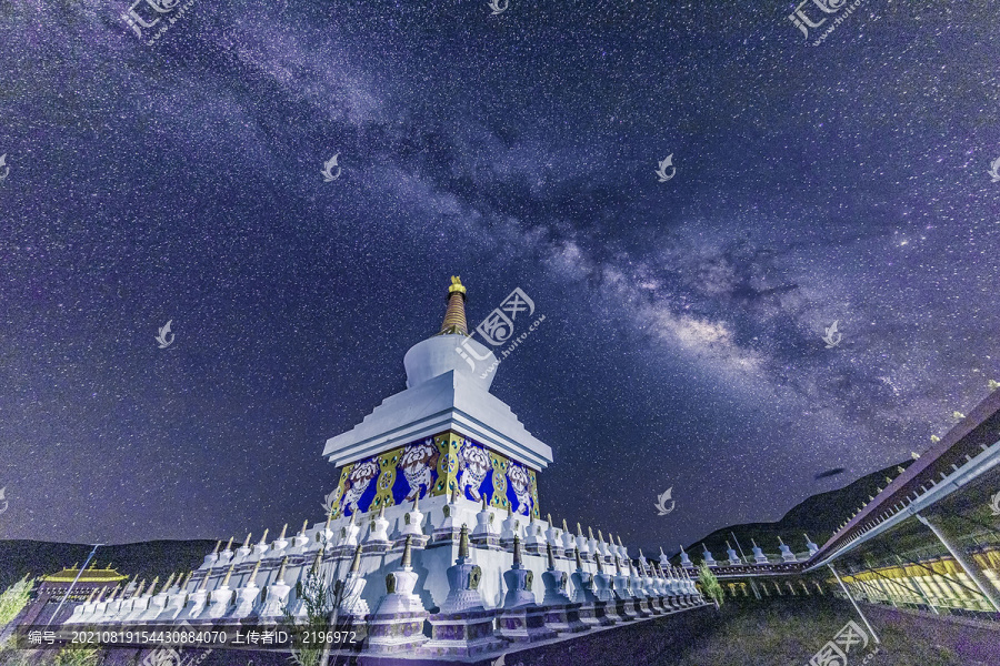 川西高原星空圖片
