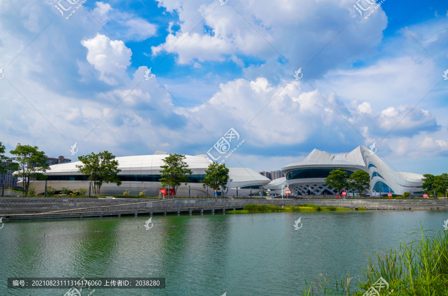 长沙地标建筑梅溪湖国际文化中心