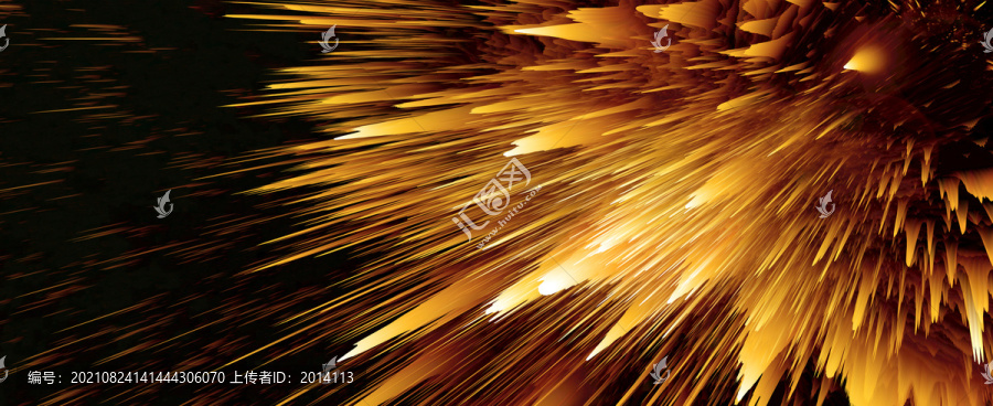 星空爆炸背景圖