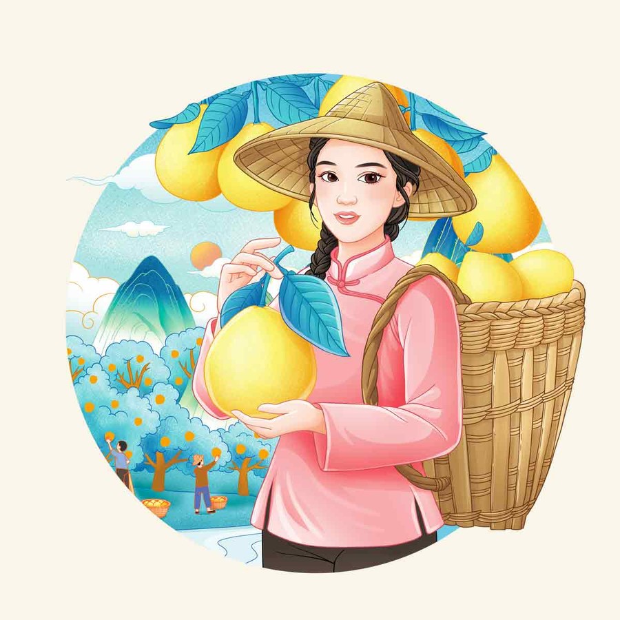 蜜柚禮盒包裝