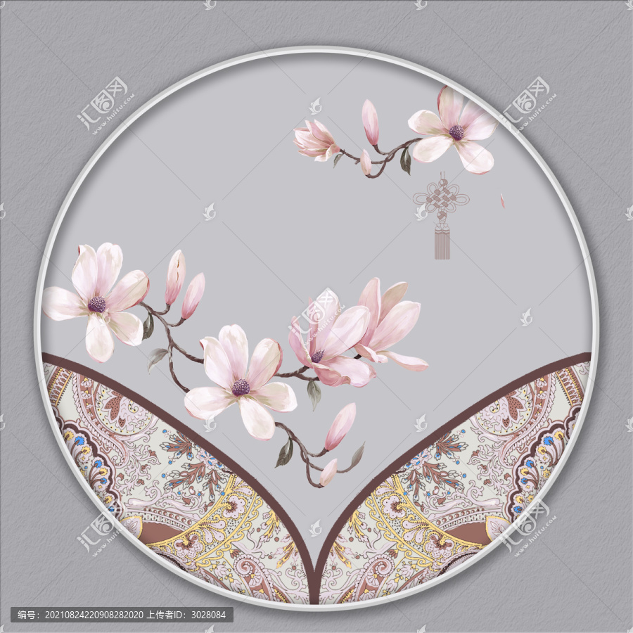 新中式玉蘭花