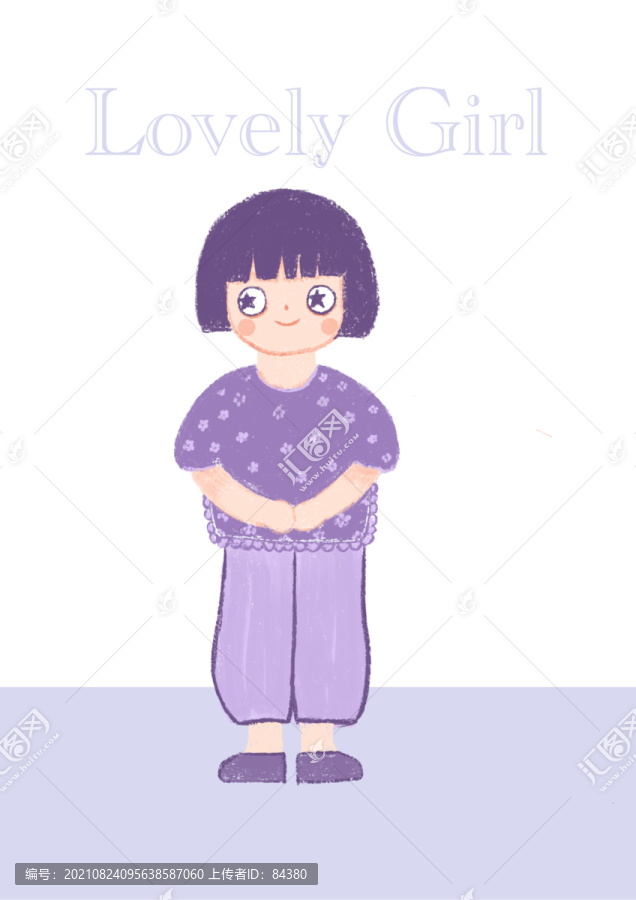 可愛女孩