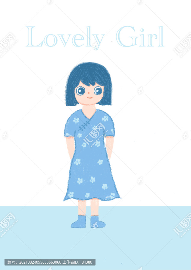 可愛女孩