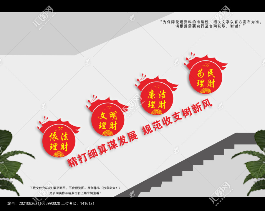 財政局樓梯文化墻