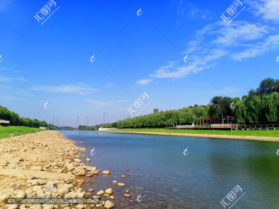 石家庄太平河风光