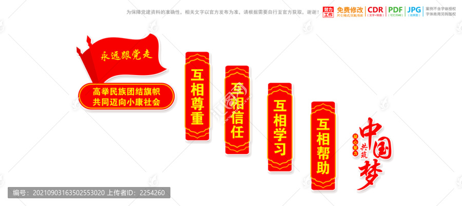 樓梯間民族團(tuán)結(jié)文化