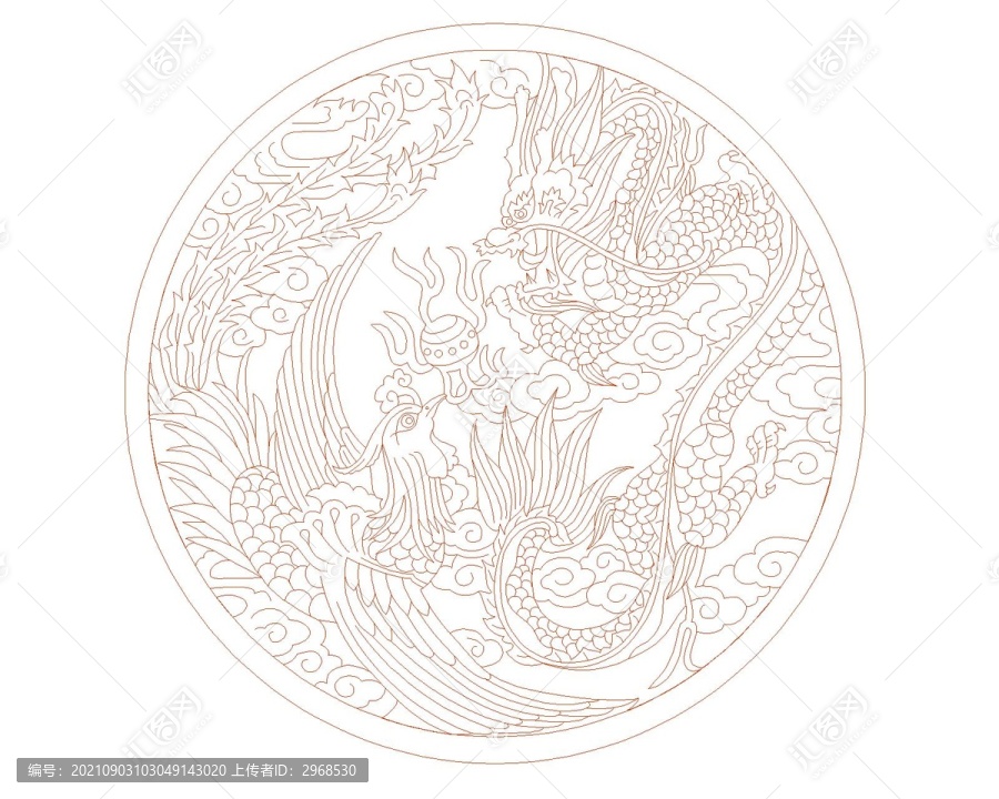 龍鳳戲珠