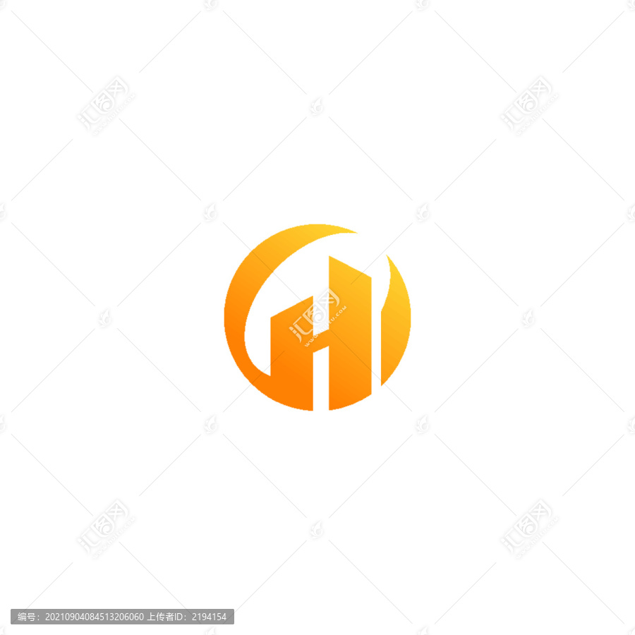 CH字母LOGO標(biāo)志G房地產(chǎn)