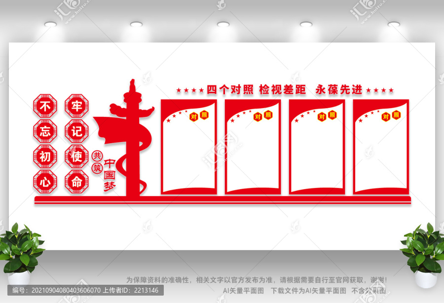 四個對照