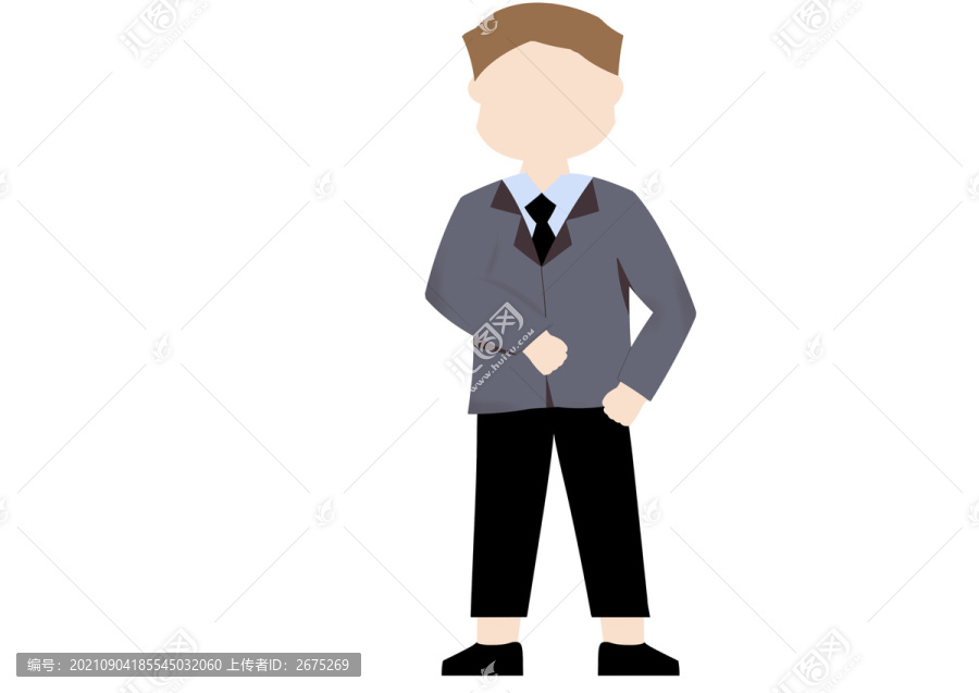 穿西服的男人