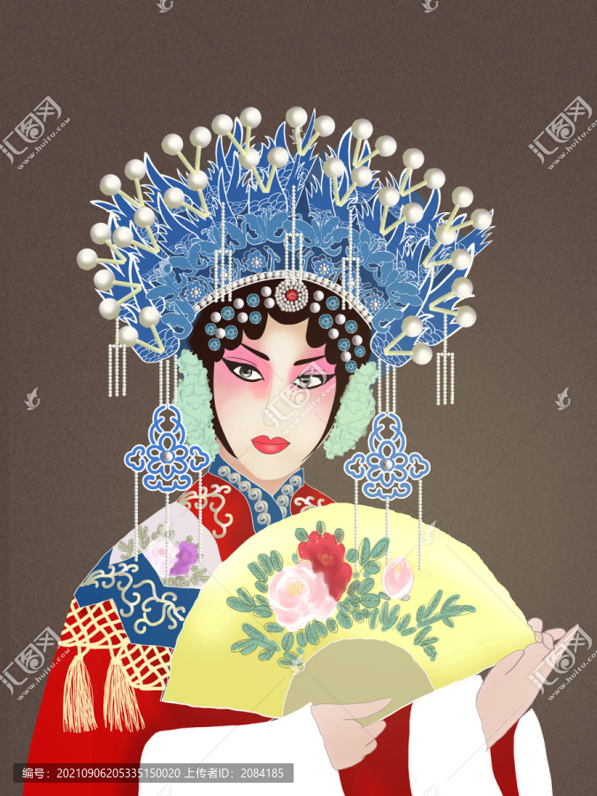 京劇花旦人物