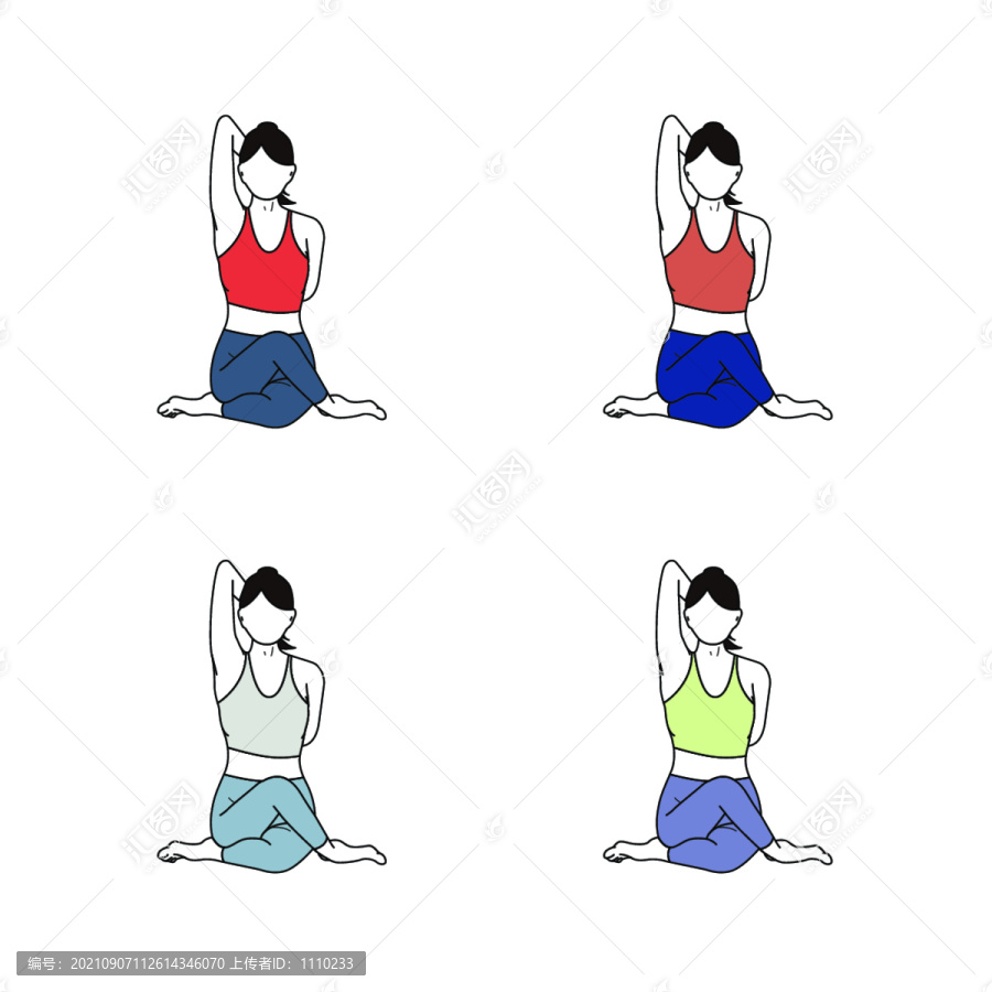 瑜伽牛面式