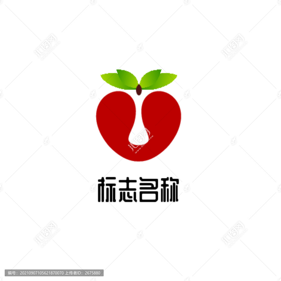 荔枝水果小蠻腰標(biāo)志企業(yè)logo