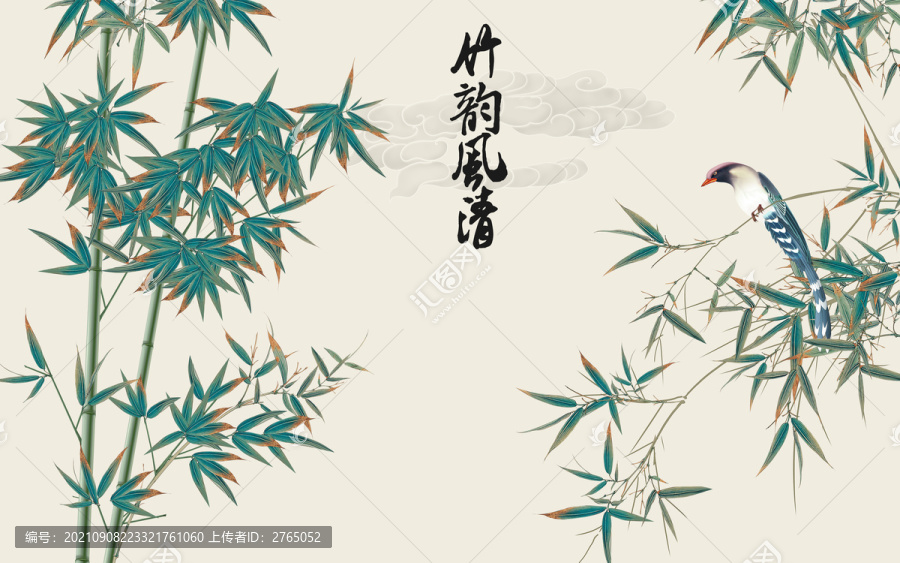 竹韻清風(fēng)手繪竹子