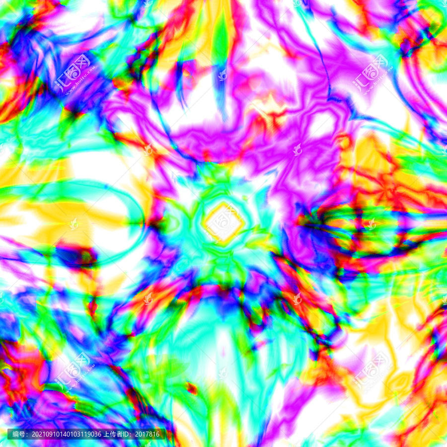 幾何彩色地毯