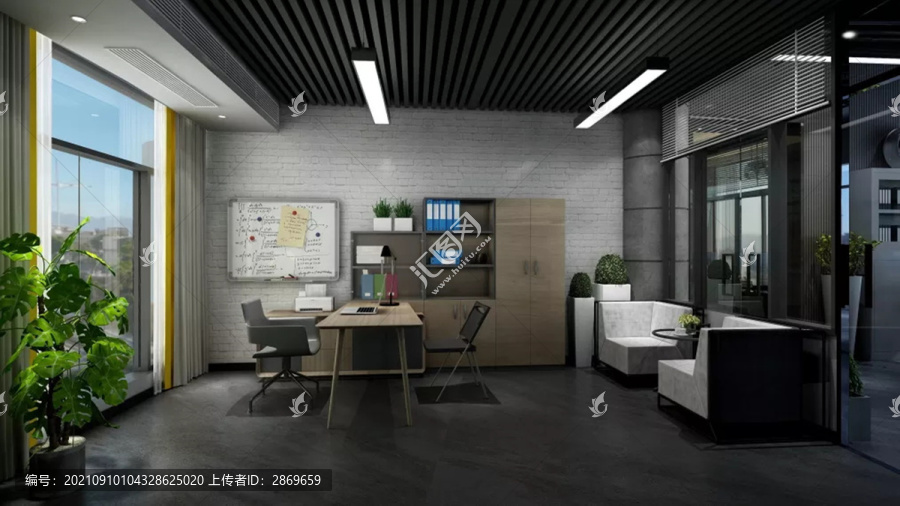 現(xiàn)代辦公室裝飾裝修設(shè)計效果圖