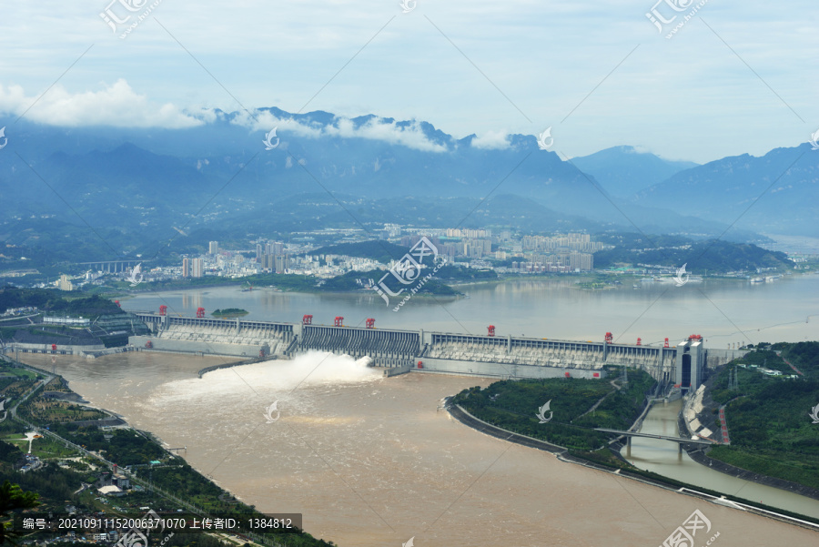 三峡工程高清全景图