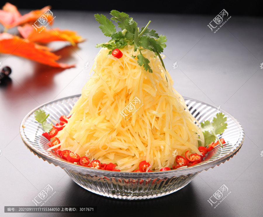 蒜香土豆絲