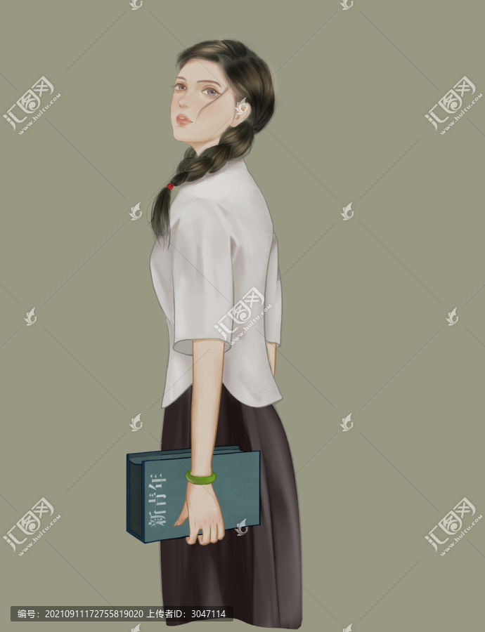 民國風(fēng)女學(xué)生