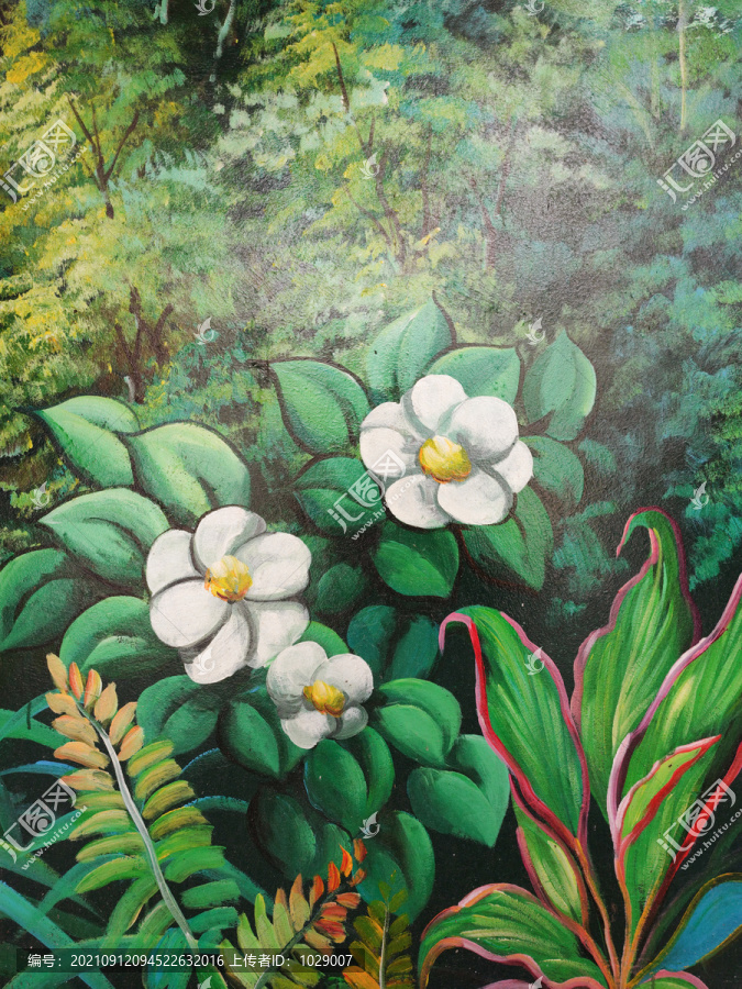 花卉油畫