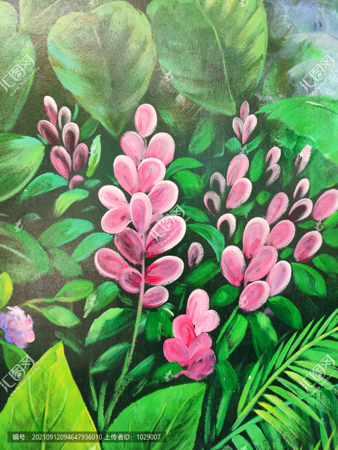 花卉風(fēng)景油畫