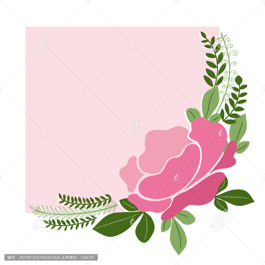 花卉邊框