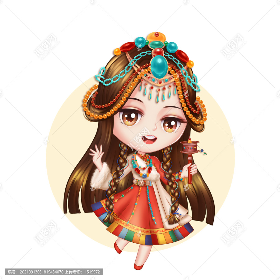 卡通藏族