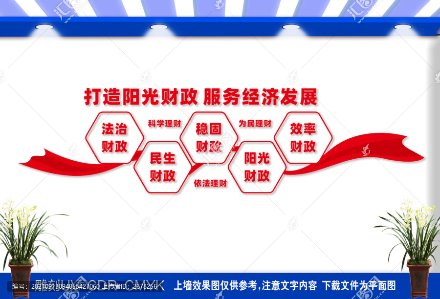 財政文化墻