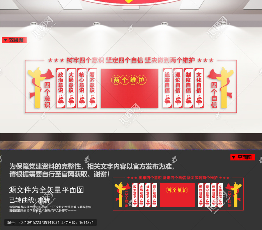 四個意識2四個自信兩個維護