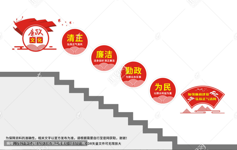 廉政樓梯文化墻