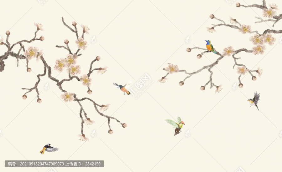 梅花裝飾畫