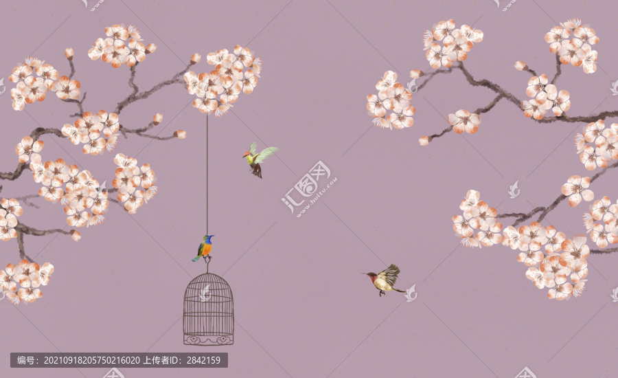 中式花鳥畫