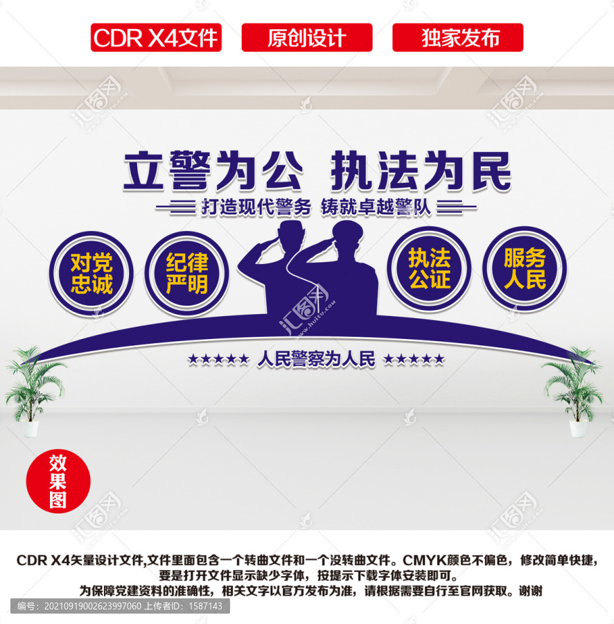 警察展板