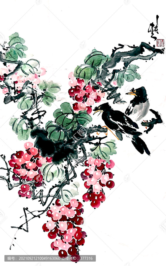 原創(chuàng)寫意裝飾國(guó)畫