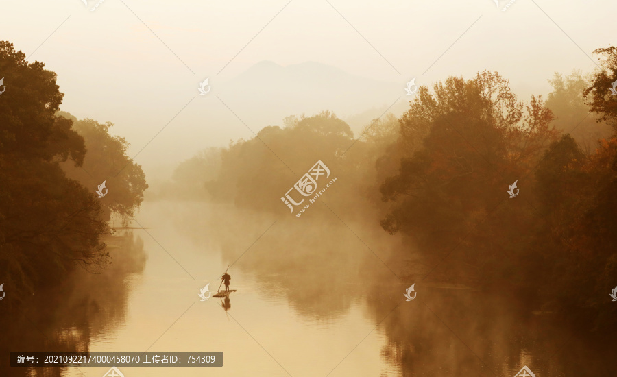 水墨山水风景画