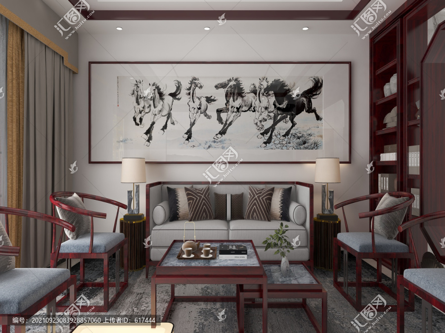 茶室效果圖