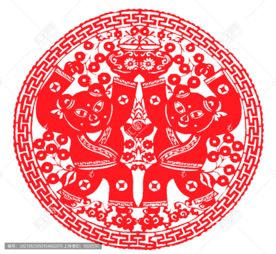 童子剪紙
