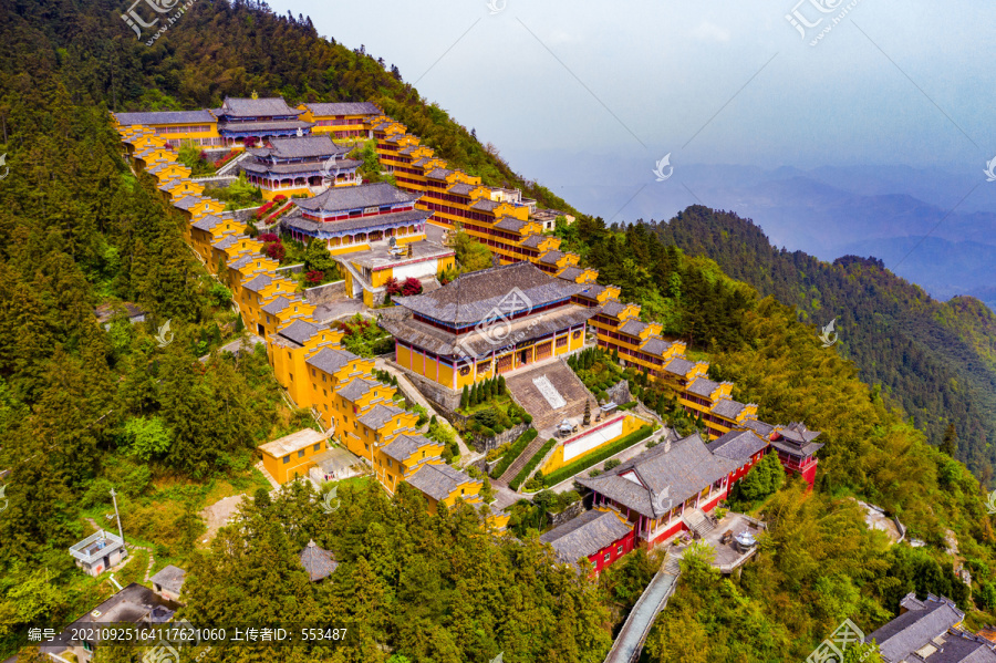 九宫山无量禅寺全景