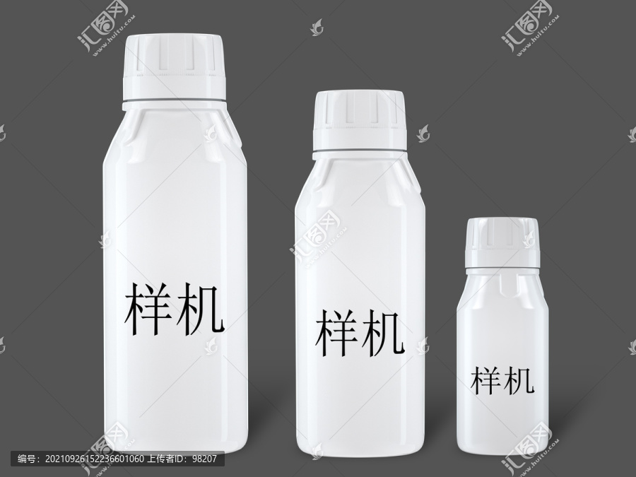 瓶裝建模效果圖
