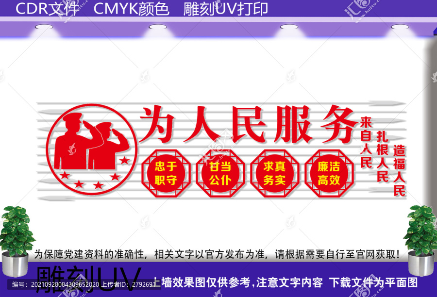 為人民服務(wù)展板