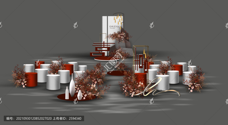 戶外婚禮效果圖