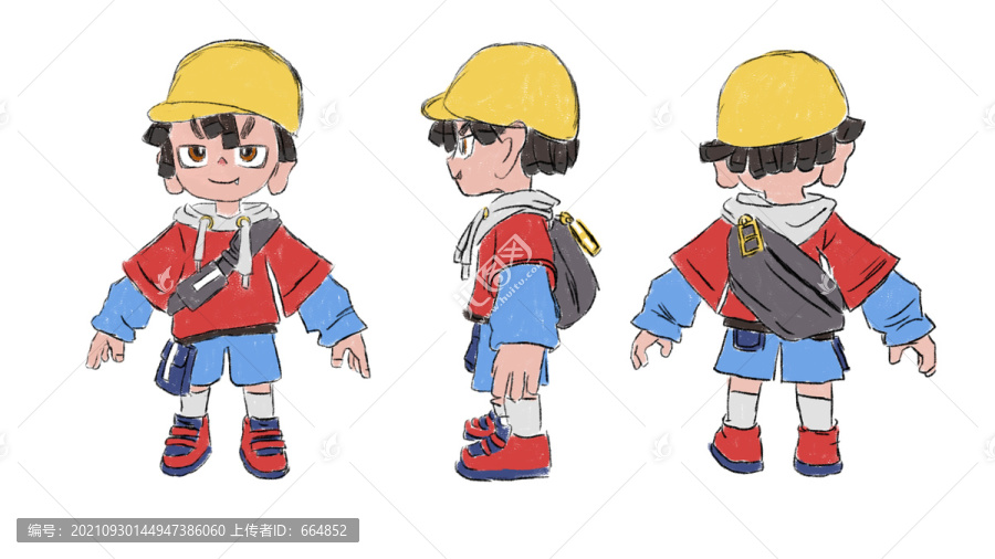 人物三視圖