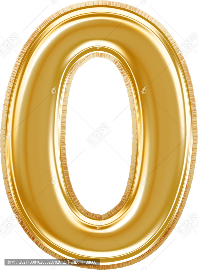 鋁箔氣球數(shù)字0
