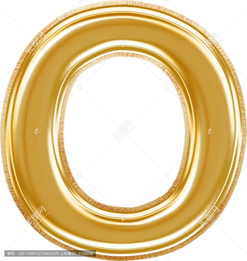 鋁箔氣球字體O
