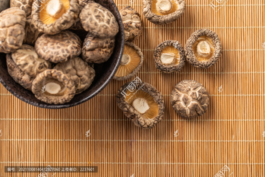 烹饪食材花菇