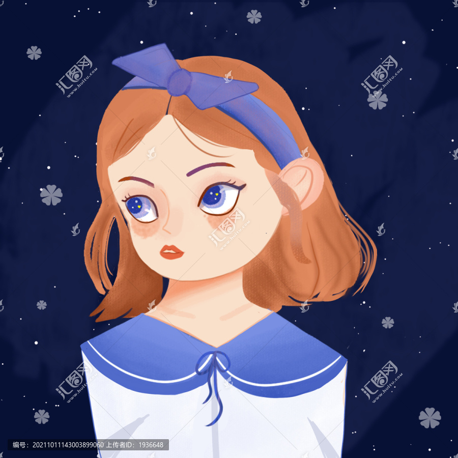 少女頭像