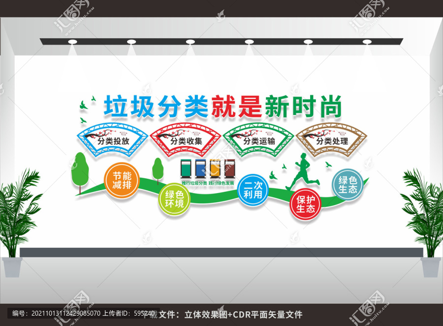 垃圾分類文化墻